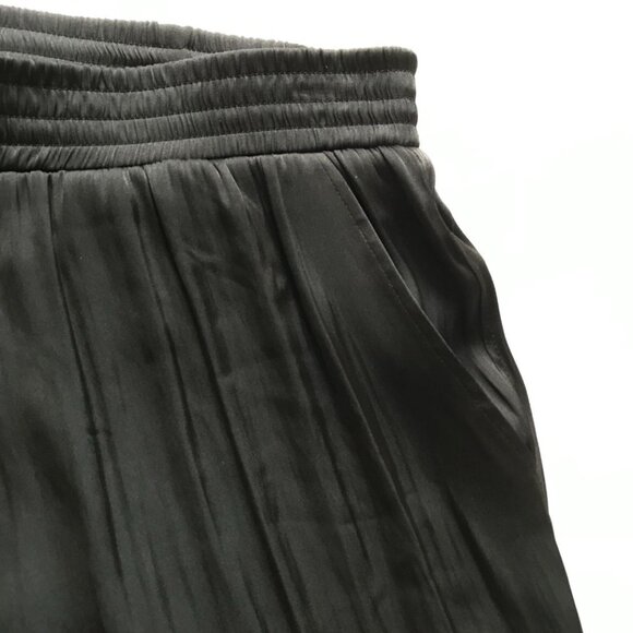 David Lerner Slouchy Joggers Ankle Pants Womens Small Black Cuffed Shirred Boho - Picture 5 of 9